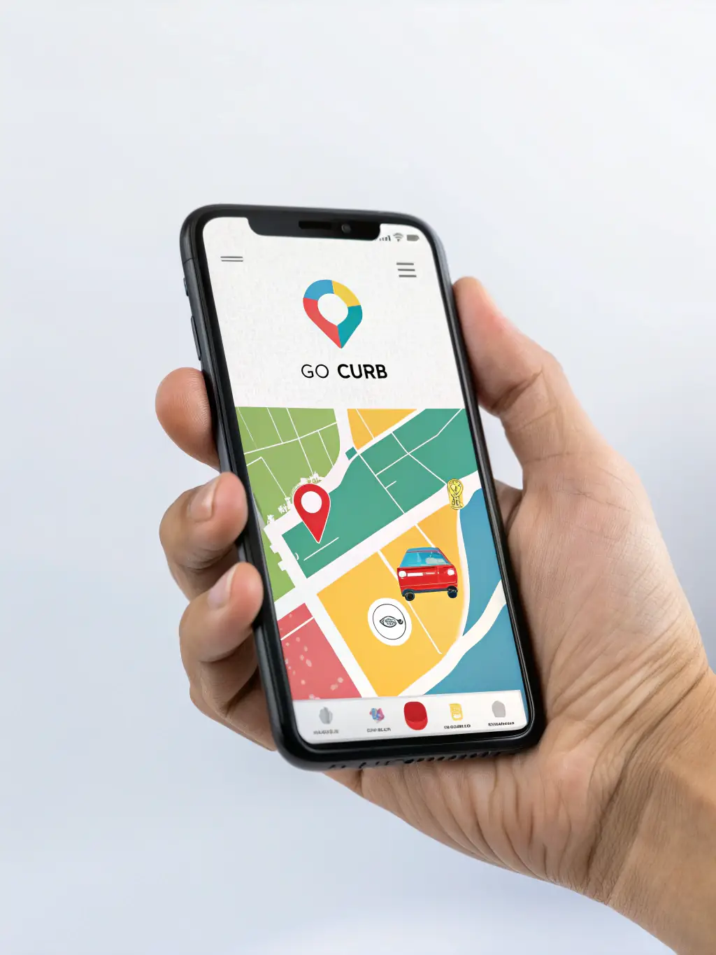 A graphic showcasing a detailed service description pop-up on a mobile device, including estimated arrival time, service type, and cost breakdown. The design should highlight clarity and transparency in service information within the RoadAid dashboard.